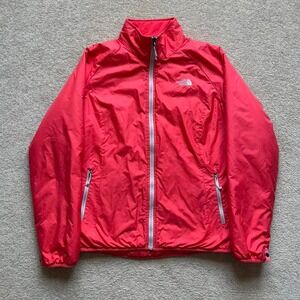 The North Face Lightweight Quilted Zip Up Puffer Jacket Salmon Pink Women's L‎